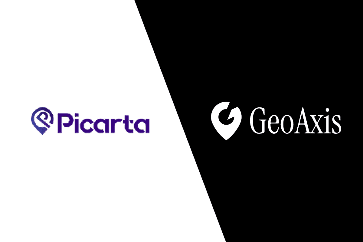 Picarta.ai homepage — GeoAxis is the pixels-first alternative